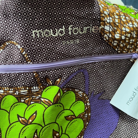 Anthropologie Maud Fourier Reversible Striped Tote NWT Colorful Serape Bag - Picture 10 of 16